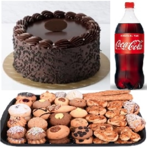 1 Litre Kola Dahil 4-6 Kişilik Pasta Menüsü