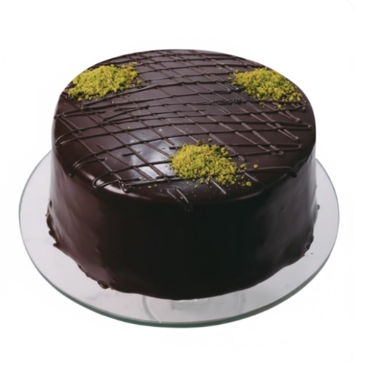 Çikolatalı Yaş Pasta 6-9 Kişilik Şık Kutlama