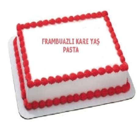 Hafif Dokusuyla 15 Kişilik Frambuazlı Pasta